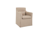 Lydia Light Brown Outdoor Slipcover Dining Chair by MOES at Eve Furniture