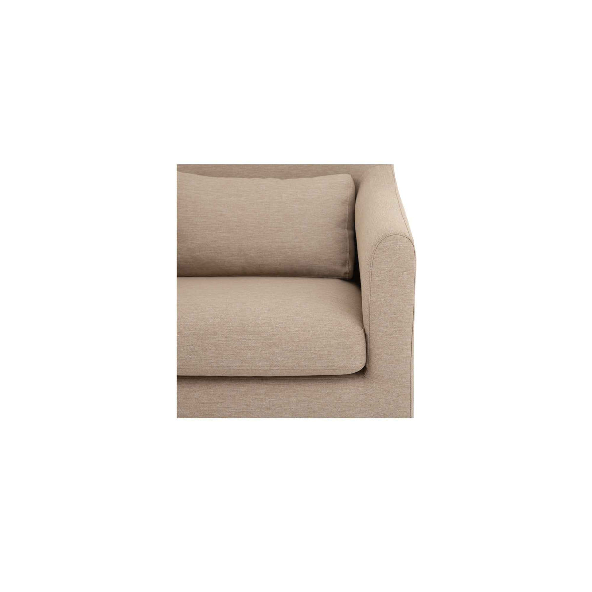 Lydia Light Brown Outdoor Slipcover Dining Chair by Moe's Home at Eve Furniture