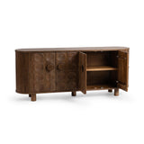 Lyle 4 Door Cabinet - Artisan Brown by Classic Home at Eve Furniture