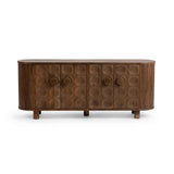 Lyle Artisan Brown 4 Door Cabinet by Classic Home at Eve Furniture