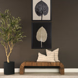 Lyle Square Oatmeal w/ Black Stripes Decorative Pillow Cover by Mercana at Eve Furniture