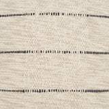 Lyle Square Oatmeal w/ Black Stripes Decorative Pillow Cover by Mercana at Eve Furniture