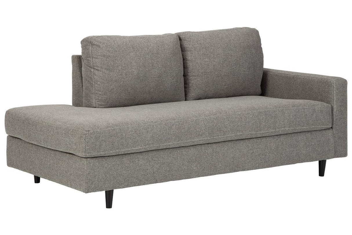 Lyman Graphite Right-Arm Facing Corner Chaise by Ashley at Eve Furniture