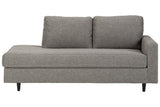 Lyman Graphite Right-Arm Facing Corner Chaise by Ashley at Eve Furniture