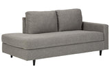 Lyman Graphite Right-Arm Facing Corner Chaise by Ashley at Eve Furniture