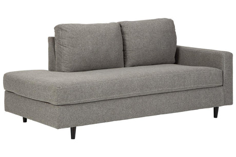 Lyman Graphite Right-Arm Facing Corner Chaise by Ashley at Eve Furniture