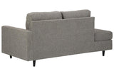 Lyman Graphite Right-Arm Facing Corner Chaise by Ashley at Eve Furniture