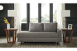 Lyman Graphite Right-Arm Facing Corner Chaise by Ashley at Eve Furniture