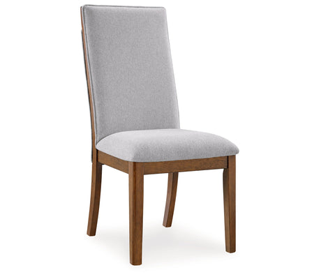 Lyncott Beige & Brown Round Dining Room Set by Ashley at Eve Furniture