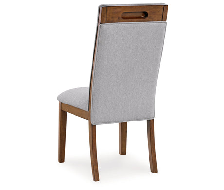 Lyncott Beige & Brown Round Dining Room Set by Ashley at Eve Furniture