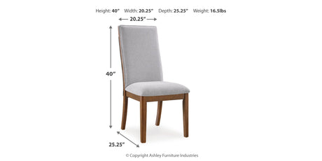Lyncott Beige & Brown Round Dining Room Set by Ashley at Eve Furniture