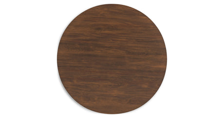 Lyncott Beige & Brown Round Dining Room Set by Ashley at Eve Furniture