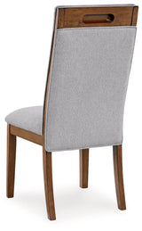 Lyncott Beige/Brown Dining Table and 4 Chairs by Ashley at Eve Furniture