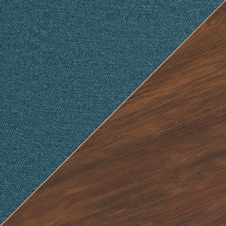 Lyncott Blue & Brown Round Dining Room Set by Ashley at Eve Furniture