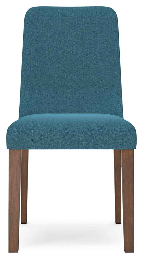 Lyncott Blue & Brown Round Dining Room Set by Ashley at Eve Furniture
