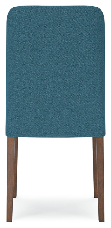Lyncott Blue & Brown Round Dining Room Set by Ashley at Eve Furniture