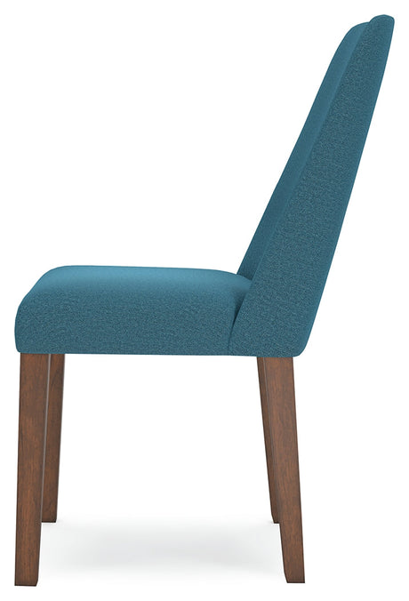 Lyncott Blue & Brown Round Dining Room Set by Ashley at Eve Furniture