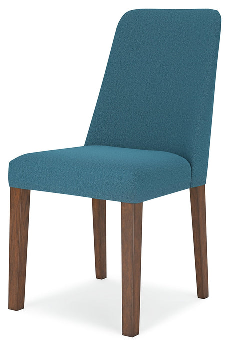 Lyncott Blue & Brown Round Dining Room Set by Ashley at Eve Furniture