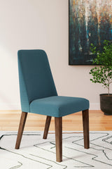 Lyncott Blue/Brown Dining Chair, Set of 2 by Ashley at Eve Furniture