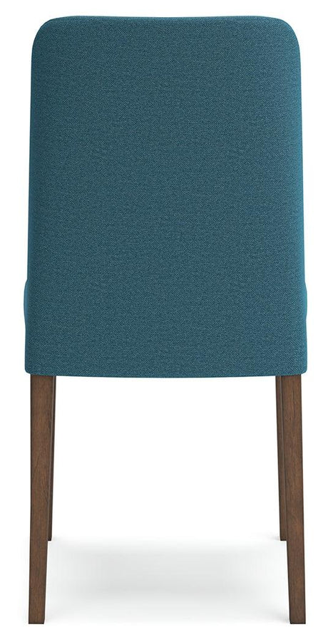 Lyncott Blue/Brown Dining Chair, Set of 2 by Ashley at Eve Furniture