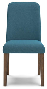 Lyncott Blue/Brown Dining Chair, Set of 2 by Ashley at Eve Furniture