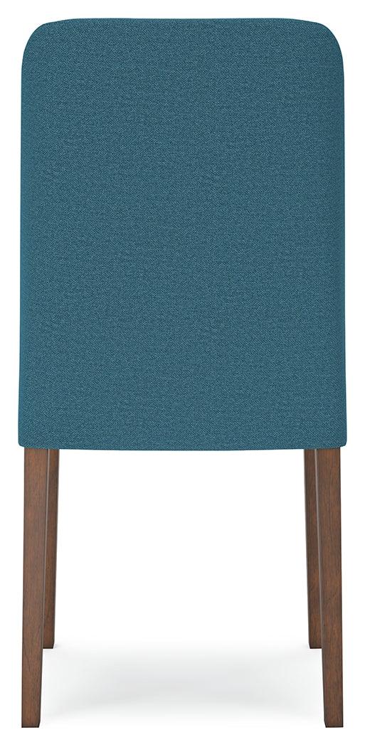 Lyncott Blue/Brown Dining Table and 4 Chairs by Ashley at Eve Furniture