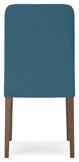 Lyncott Blue/Brown Dining Table and 4 Chairs by Ashley at Eve Furniture