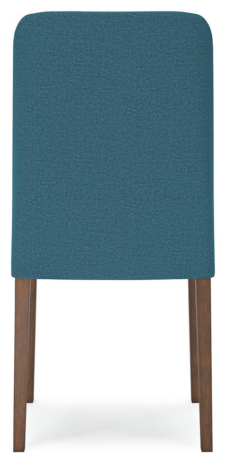 Lyncott Blue/Brown Dining Table and 4 Chairs by Ashley at Eve Furniture