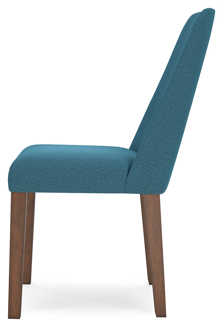 Lyncott Blue/Brown Round Dining Room Set by Ashley at Eve Furniture