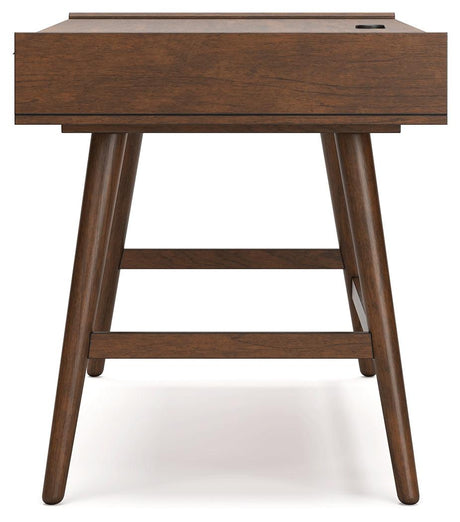 Lyncott Brown 60" Home Office Desk by Ashley at Eve Furniture