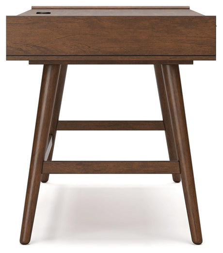Lyncott Brown 60" Home Office Desk by Ashley at Eve Furniture