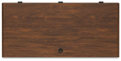 Lyncott Brown 60" Home Office Desk by Ashley at Eve Furniture