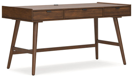 Lyncott Brown 60" Home Office Desk by Ashley at Eve Furniture