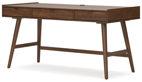 Lyncott Brown 60" Home Office Desk by Ashley at Eve Furniture