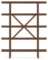 Lyncott Brown 70" Bookcase by Ashley at Eve Furniture