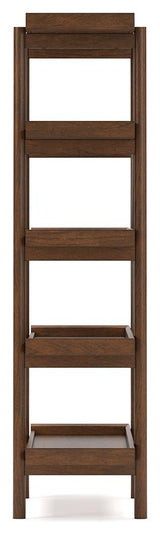 Lyncott Brown 70" Bookcase by Ashley at Eve Furniture