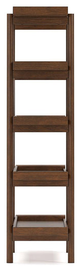 Lyncott Brown 70" Bookcase by Ashley at Eve Furniture