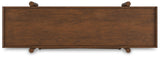 Lyncott Brown 70" Bookcase by Ashley at Eve Furniture