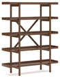 Lyncott Brown 70" Bookcase by Ashley at Eve Furniture