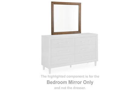 Lyncott Brown Bedroom Mirror by Ashley at Eve Furniture