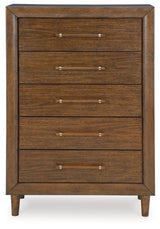 Lyncott Brown Chest of Drawers by Ashley at Eve Furniture