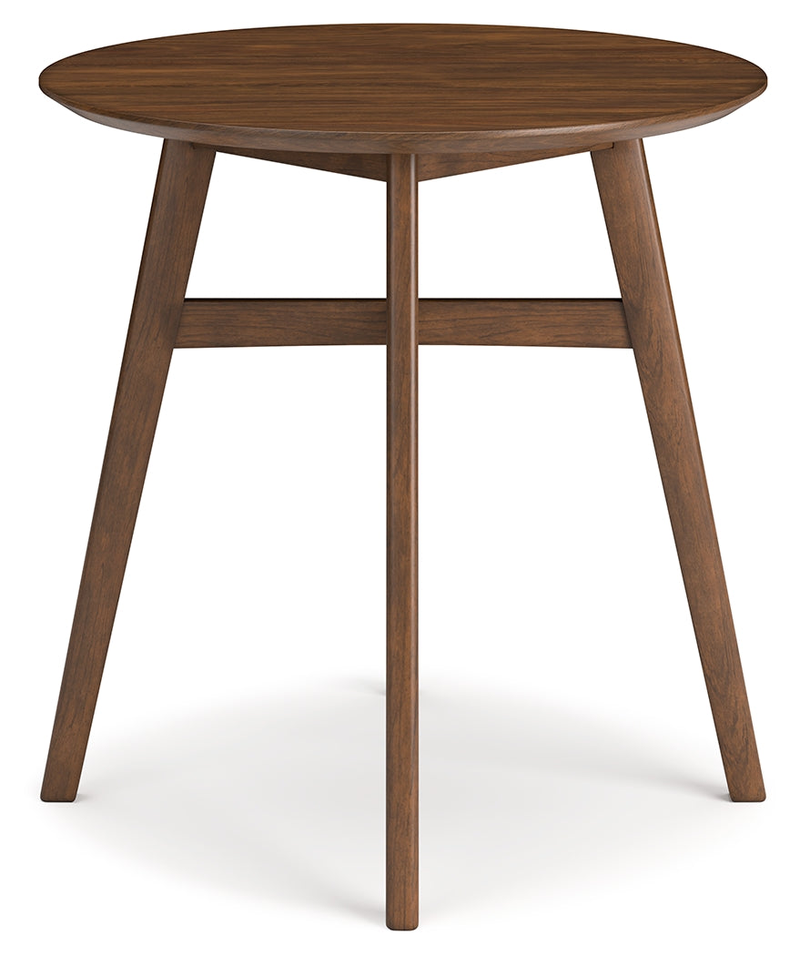 Lyncott Brown Counter Height Dining Table