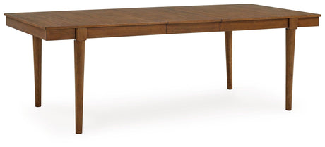 Lyncott Brown Dining Extension Table by Ashley at Eve Furniture