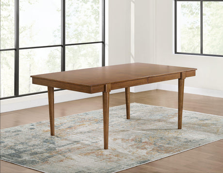 Lyncott Brown Dining Extension Table by Ashley at Eve Furniture