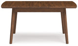 Lyncott Brown Dining Extension Table