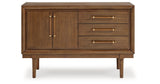 Lyncott Brown Dining Server by Ashley at Eve Furniture