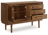 Lyncott Brown Dining Server by Ashley at Eve Furniture