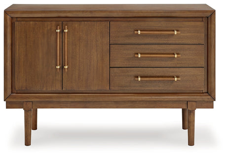 Lyncott Brown Dining Server by Ashley at Eve Furniture