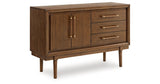 Lyncott Brown Dining Server by Ashley at Eve Furniture