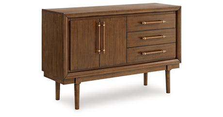 Lyncott Brown Dining Server by Ashley at Eve Furniture